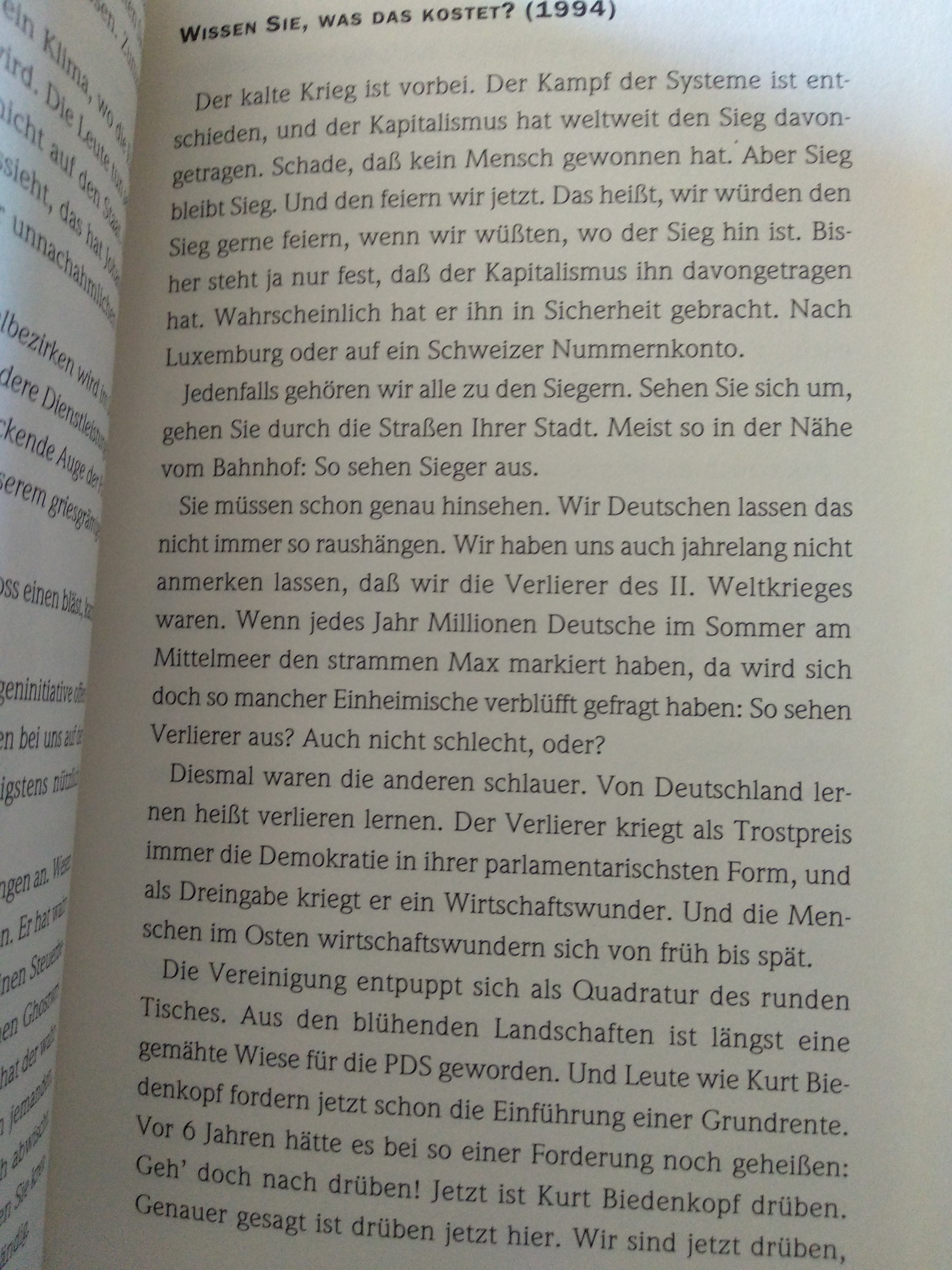 die erste Seite des Textes im Buch "Volkerkunde"

er beginnt mit dem Zitat im Beitrag