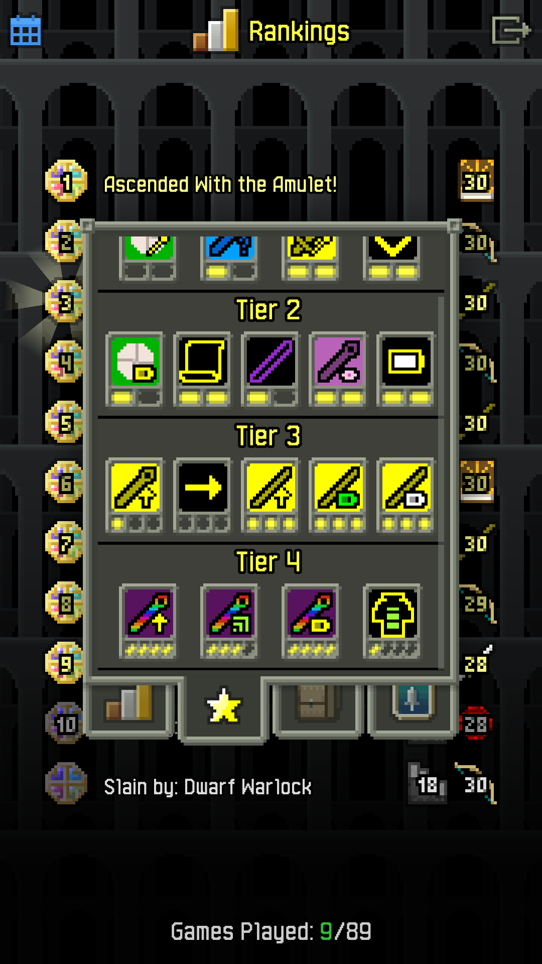 Max points distributed, each tier with +2 points, wand-things are mostly at max (apart from price of ability use) Max points distributed, each tier with +2 points, wand-things are mostly at max (apart from price of ability use)