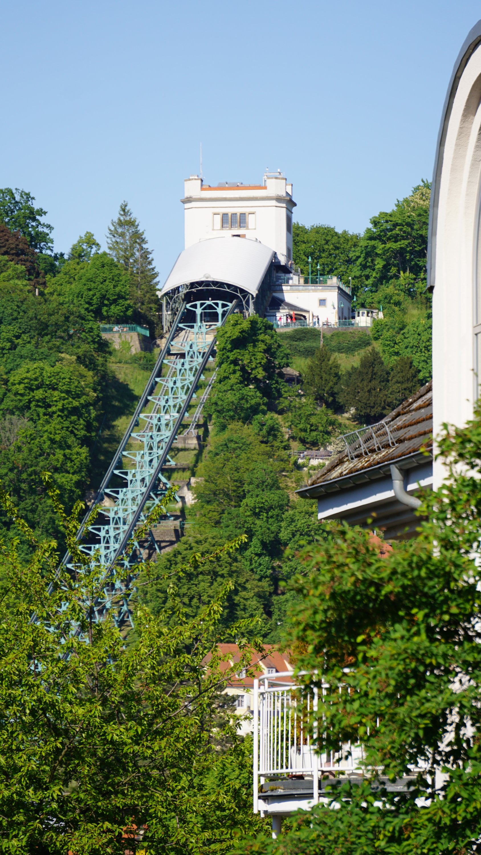 Bergstation aus etwas mehr Entfernung 