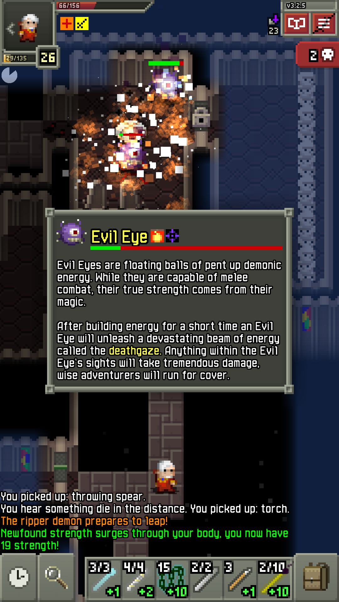 A couple of enemies near a electrical storm trap.

All are burning (due to fire storm unleashed by potion thrown onto a trap)

All are soul marked (later, by beam through the walls)

Half of them are knocked out by the trap.

Yes, there's firestorm AND electrical field raging.