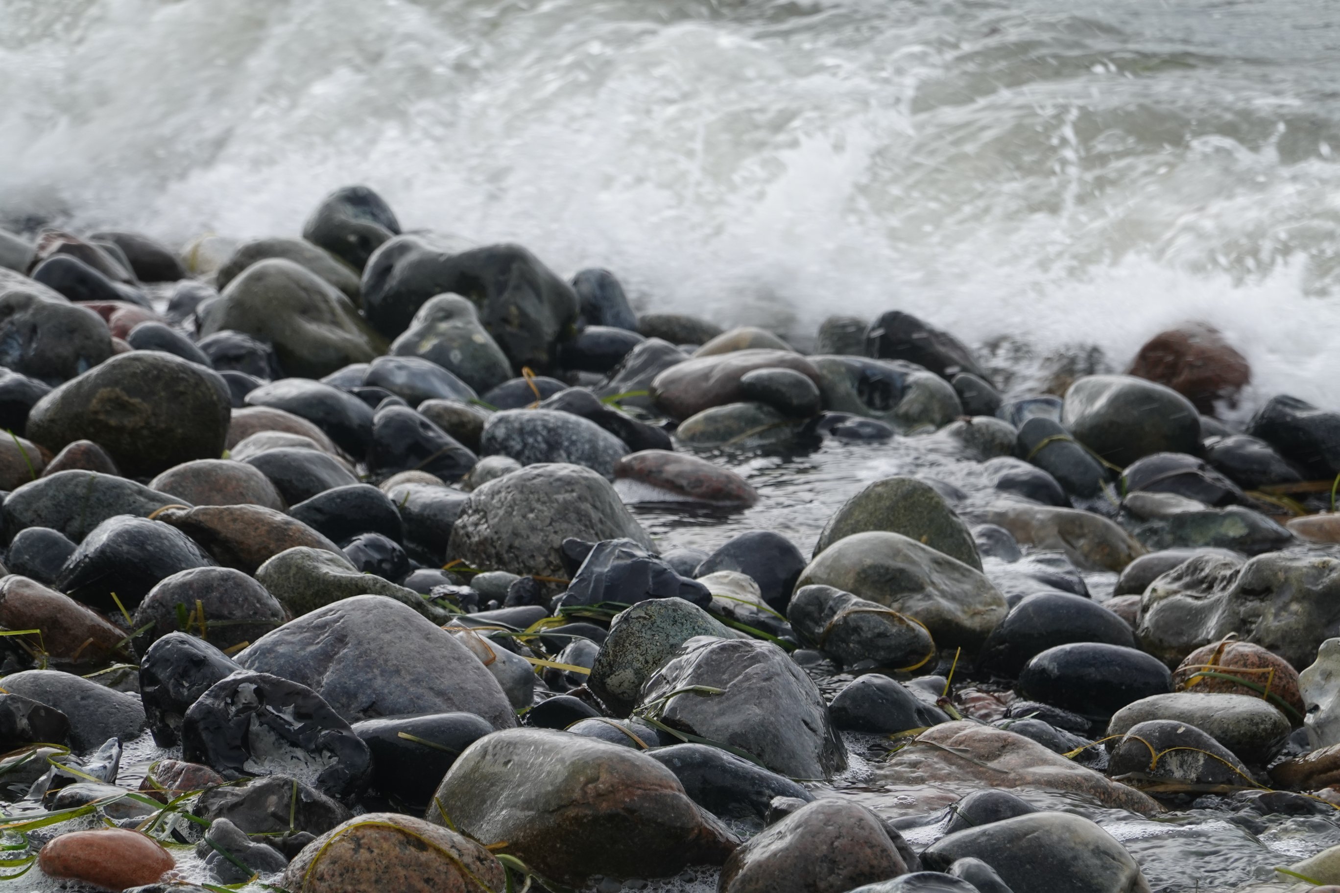 Welle zieht sich wieder zurück 