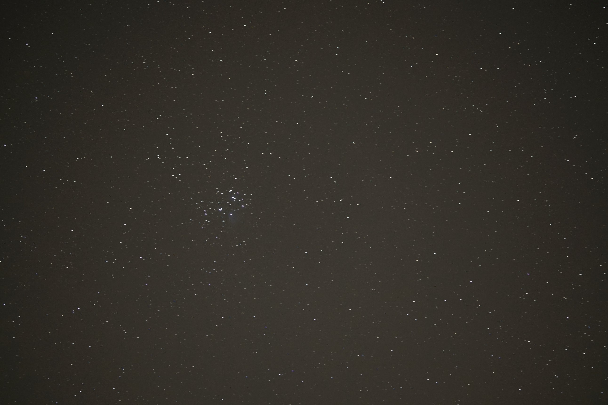 Ein relativ auffälliger Sternenhaufen 